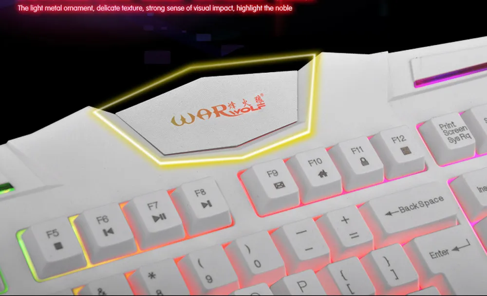 K3 USB Проводная Подсветка Красочный светодиодный мультимедийный эргономичный водонепроницаемый пк игровая клавиатура RE25