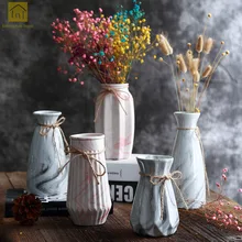Аксессуары для украшения дома Современная ваза керамическая Европейская ваза для цветов Домашнее украшение дома керамические украшения для ваз Arts QAB097