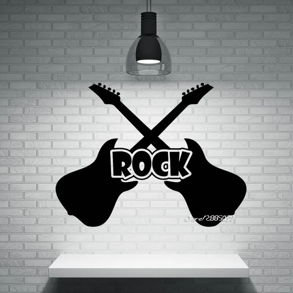 Decalques Da Parede Do Vinil Adesivos De Parede Instrumento Guitarra -> Papel De Parede Para Sala Rock N Roll Decalques Da Parede Do Vinil Adesivos De Parede Instrumento Guitarra -> Papel De Parede Para Sala Rock N Roll
