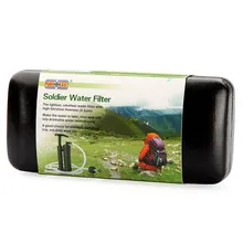Чистый легкий портативный 2000L фильтр для воды комплект Открытый Кемпинг Пешие прогулки аварийного выживания шестерни палочка-фильтр очиститель