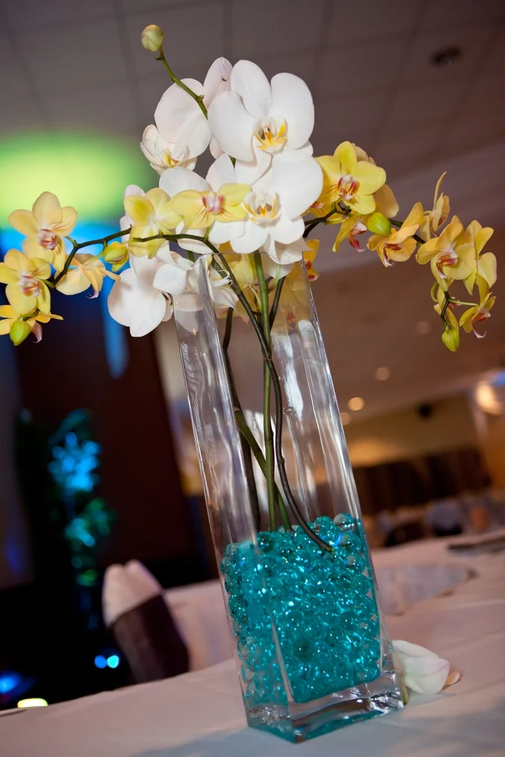 2500 Aqua Water Beads Crystal Soil Bio Gel Ball Wedding Vase Table Centerpiece 
