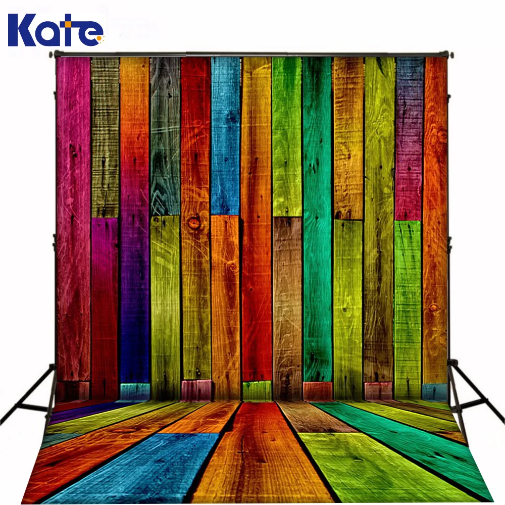 

300Cm*200Cm(About 10Ft*6.5Ft)T Background Colored Wood Flooring Photography Backdropsthick Cloth Photography Backdrop 3316 Lk