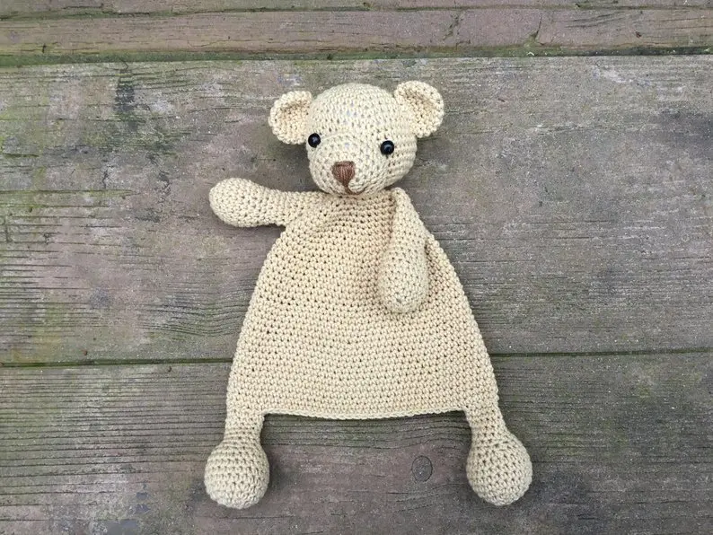 Crochê Brinquedos Amigurumi Boneca Artesanal Urso Número Hh011 9 Móbiles e chocalhos para bebês