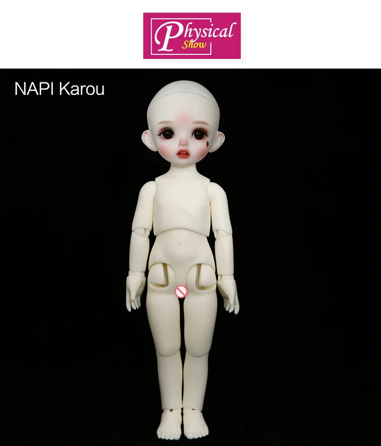 BJD SD кукла Napi Karou 1/6 YoSD модель тела для маленьких девочек и мальчиков полимерная игрушка Высокое качество Модный магазин Luodoll фиксированные зубы