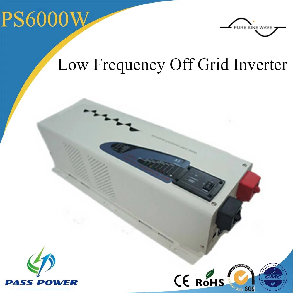

PS Series Low Frequency Off Grid Pure Sine Wave Power Solar Inverter Charger 6KW