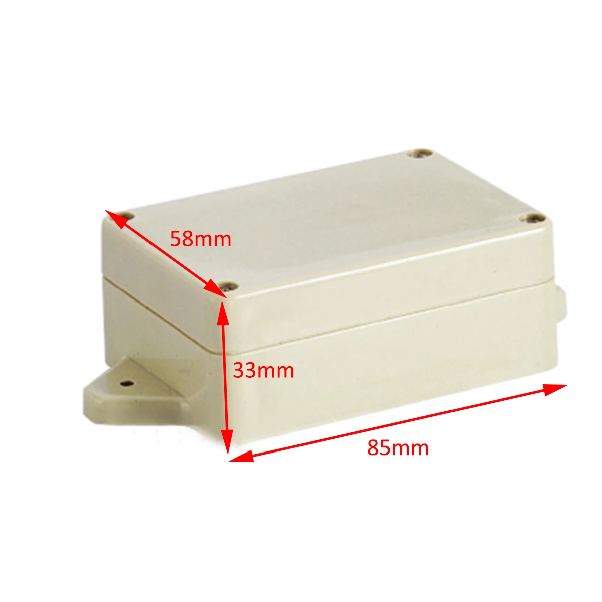 1pc Waterproof Enclosure Case Plastic Electronic Project Cover Box 85x58x33mm Mayitr For Power Supply Units