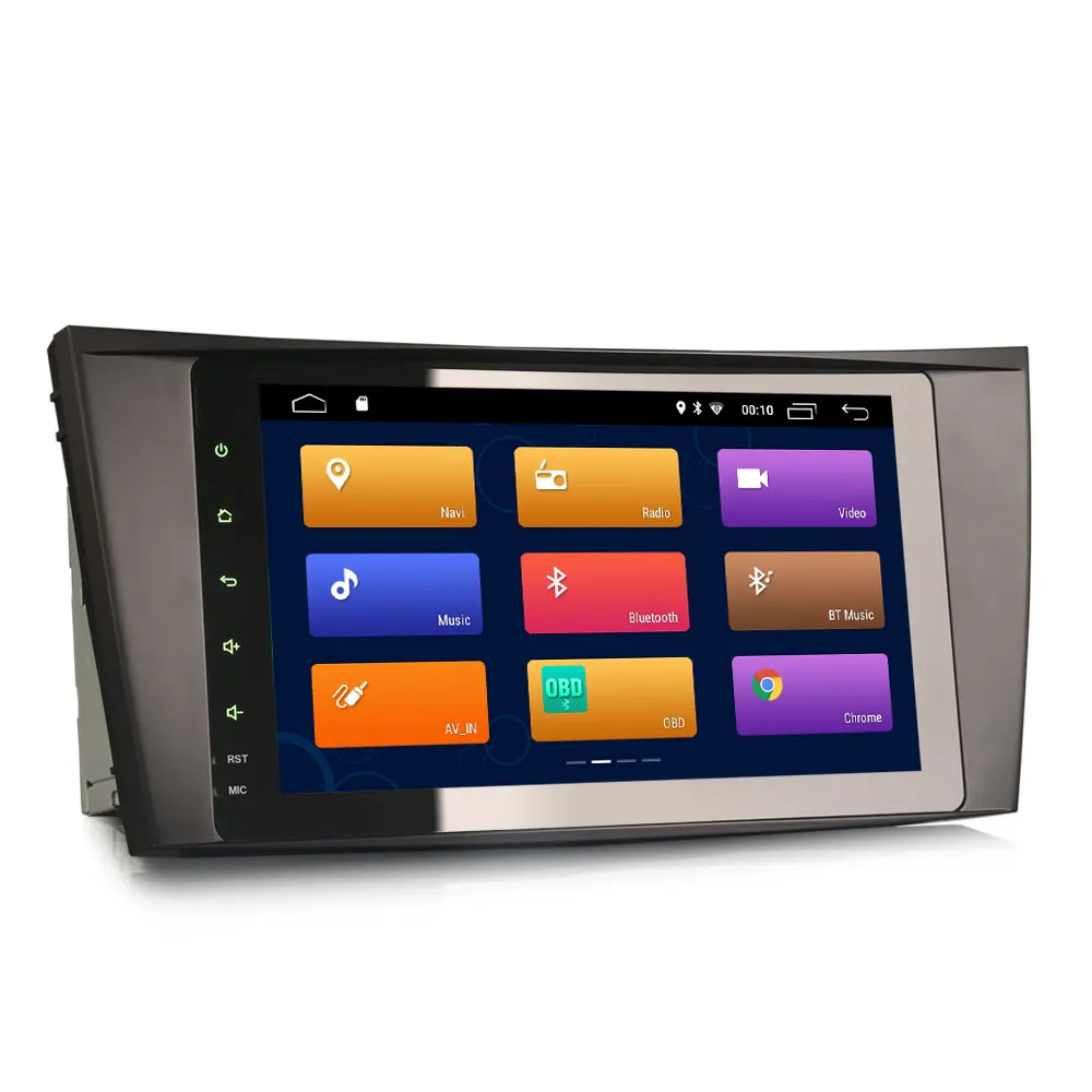 Top 8" Android 9.0 Pie OS Car Multimedia Navigation GPS Radio for Mercedes-Benz E-Class W211 2002-2009 & G-Class W463 2005-2010 1