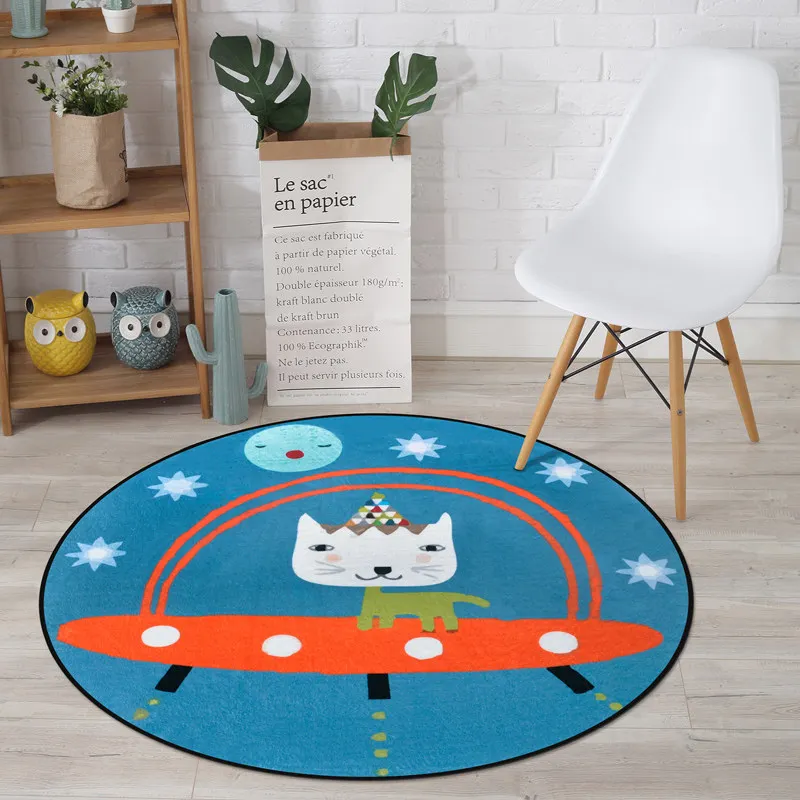 Cartoon Animals Carpet Kids Room Thick Soft Round Carpet Computer Chair Fur Rug Fashion Rugs For Bedroom Kids Tent Round Rug Mat Cartoon Animals Carpet Kids Room Thick Soft Round Carpet Computer Chair Fur Rug Fashion Rugs For Bedroom Kids Tent Round Rug Mat