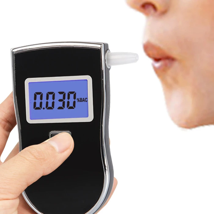 GREENWON Digital LCD Display Breath Alcohol Tester at-818s Breathalyzer Alcohol Detector Testing Quick Response