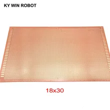 1 шт. DIY 18*30 см Прототип бумага Медь PCB Универсальный Эксперимент Матрица платы 18x30 см