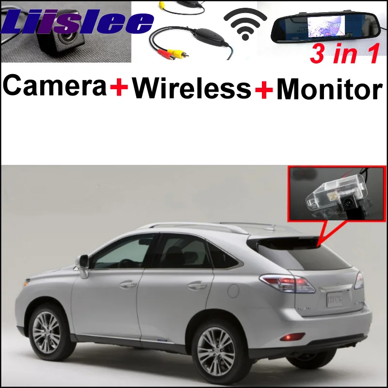 

For Lexus RX450h RX350 RX270 2009~2014 3 in1 Special Camera + Wireless Receiver + Mirror Monitor Easy DIY Back Up Parking System