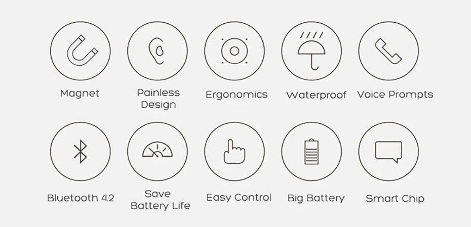 Newest Wireless Headphone Bluetooth Earphone Headphone For Phone Neckband sport earphone Auriculare CSR Bluetooth For Smart Phone 002