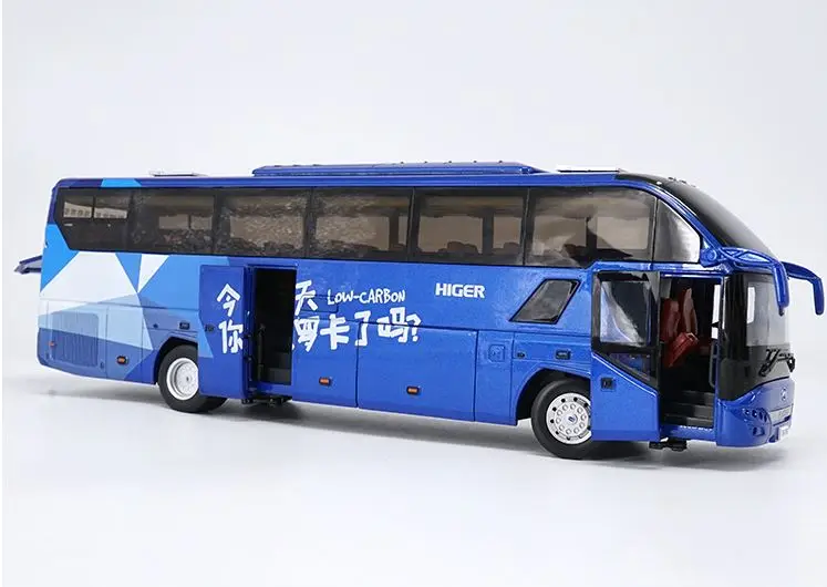 Сплав модель подарок 1:42 весы KingLong Higer H92 KLQ6125B путешествия автобус литье под давлением Игрушка Модель Коллекция украшения