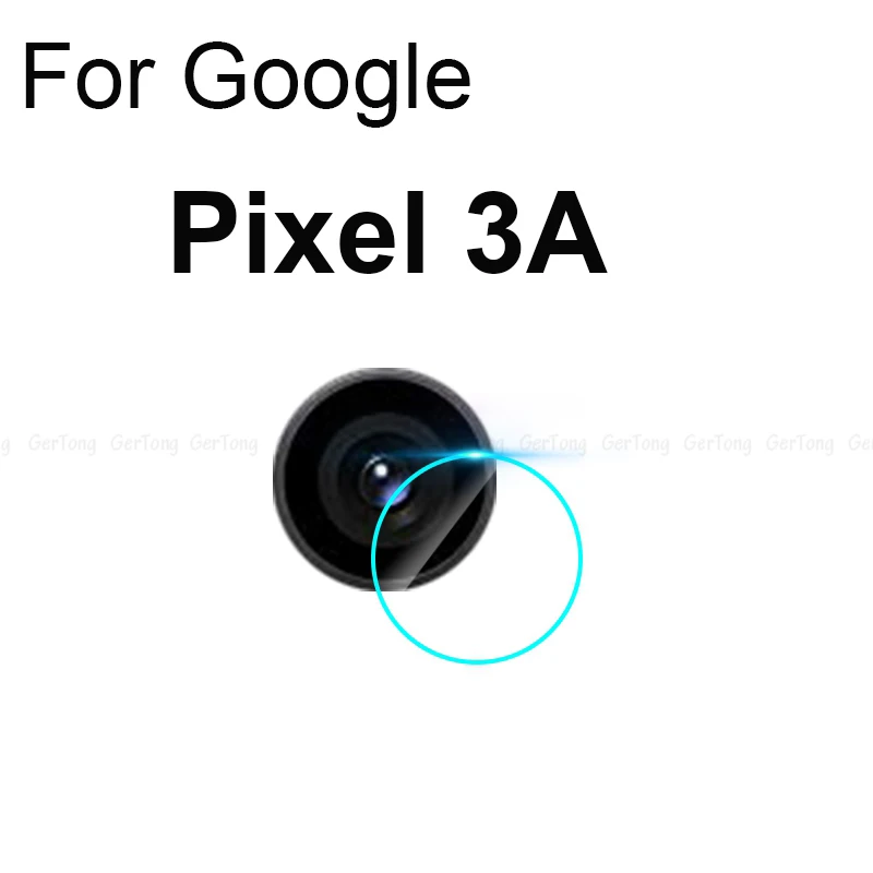 GerTong 2 шт Защитное стекло для объектива для Google Pixel 3A XL закаленное стекло для Google Pixel 3A Защитная пленка для экрана камеры - Цвет: For Google Pixel 3A