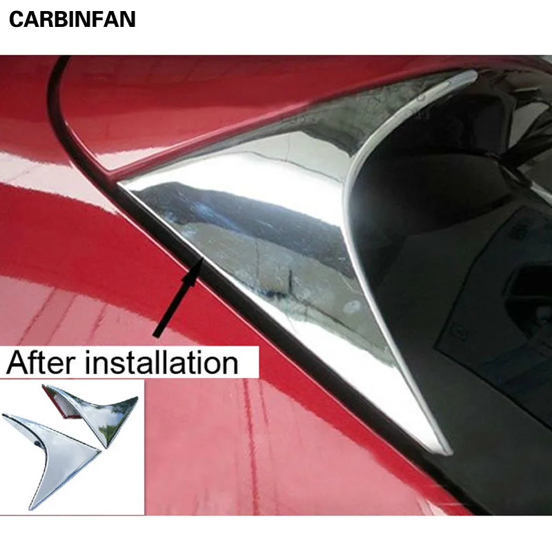 ABS задний спойлер украшения задние двери/окна планки 2 шт./компл. авто аксессуары для 2012 2013 Mazda CX-5 cx 5