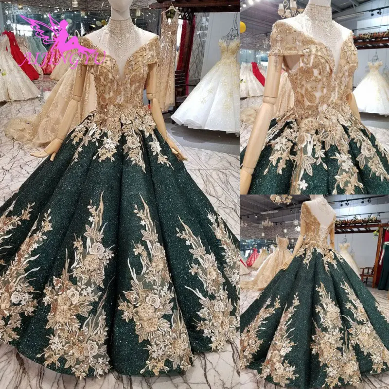 AIJINGYU свадебное платье Простые кружевные платья свадебные блестящие невесты брендинг 2018 свадебное платье и получить Бесплатная доставка