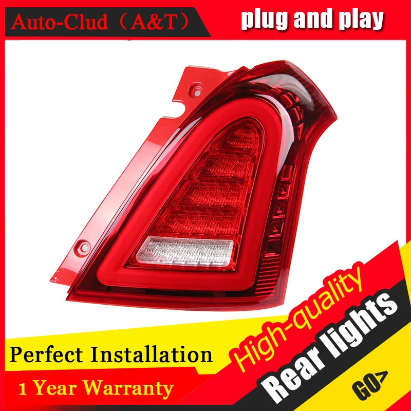 Car Styling LED Tail Lamp for Suzuki Swift Taillights 2005 2014 Swift
