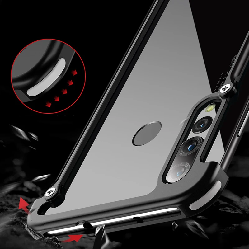 Oatsbasf Алюминиевый металлический бампер чехол для huawei Nova 4 модный бизнес подушка безопасности защитный чехол huawei Nova 4 бампер