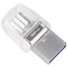 Kingston DataTraveler microDuo 3C 16GB/32GB/64GB/128GB USB3.1 Type-C OTG Dual Flash Drive Pen Drive Memory Stick for New MacBook