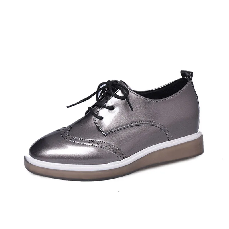 

2017 spring & autumn New England buckles thick sponge institute  restoring ancient ways leisure small leather shoes women's shoe