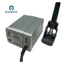 Паяльная станция PHONEFIX Original QUICK 861DW, 1000 Вт, 110 В, 220 В, паяльная станция с соплом разного размера, паяльная станция горячего воздуха
