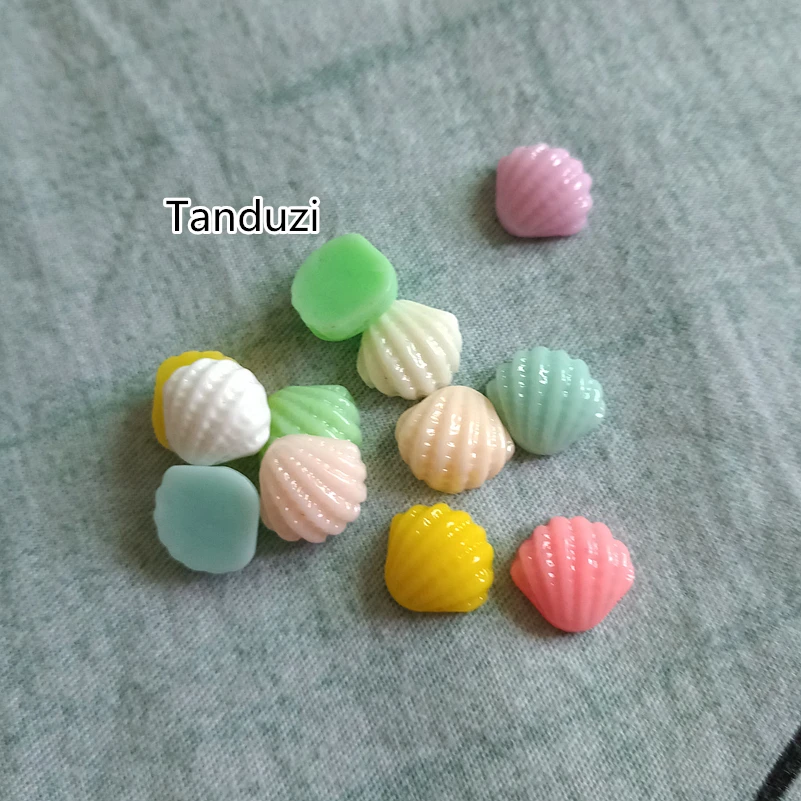 Tanduzi 100 шт. оптовая продажа кабошоны из смолы с плоской задней стороной имитация