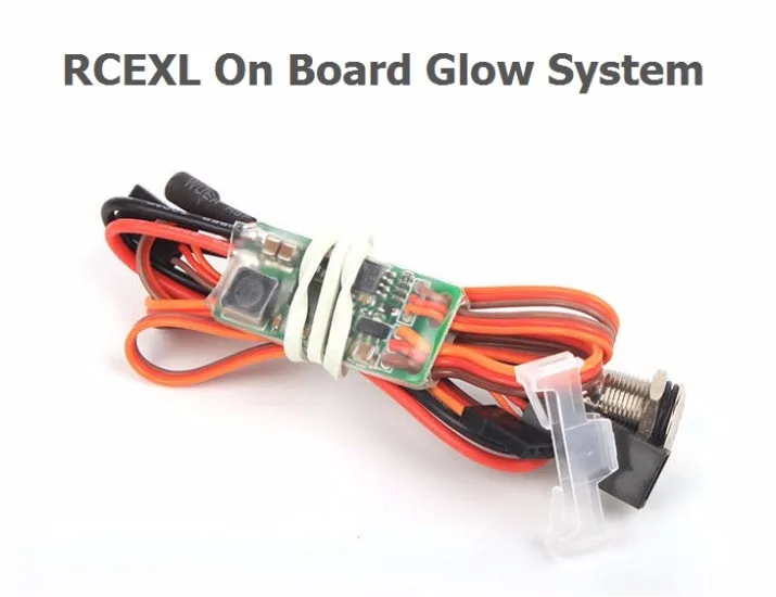 

RCEXL On Board Glow System Ignition Drive Glow Plug Driver for RC Nitro Airplane