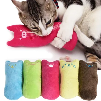 

Funny Cute Pillow Scratch Crazy Cat Kicker Catnip Toy Teeth Grinding Toys E2S