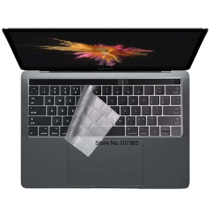Защитный чехол для клавиатуры из ТПУ Apple macbook Air Pro с Retina 11 12 13 15 17 Touch Bar 3 4 2014 2015 2016