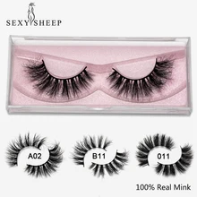 SEXYSHEEP норковые ресницы 3D норковые ресницы натуральные пушистые Накладные ресницы Густые ресницы безжалостные норковые макияж ресниц cilios
