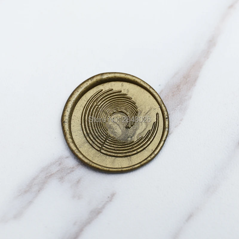 

Big Swirl Wax Seal Stamp, wedding stamp ,party wax seal stamp, invitation seals,wedding invitation,Wave stamp