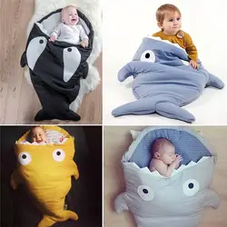 PUDCOCO детские спальный мешок в виде акулы коляски кровать одеяло Winer Baby Sleep Sack Hot