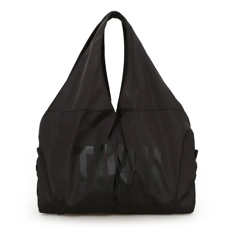 Водонепроницаемая сумка для занятий спортом на открытом воздухе, сумка для занятий йогой, спортивные сумки, спортивная женская сумка для фитнеса, сумка на плечо для мам, дорожные сумки XA306WA - Цвет: Black Letter
