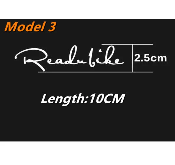 English Name Sticker Decal Latin alphabet Customize Reflective Waterproof Mountain MTB Road Bike Frame Fork Bicycle Sticker