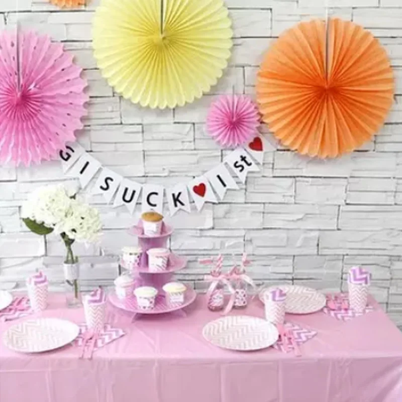 

HAZY Disposable Tablecloth in Disposable Party Tableware 137X183cm 137X274cm for Wedding Birthday Party Rectangle
