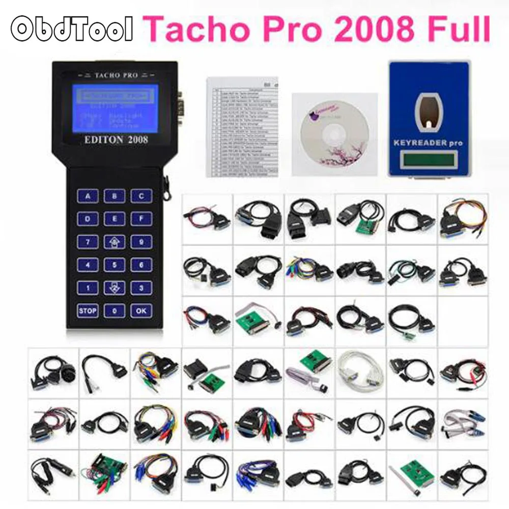 

Professcial Tacho Pro 2008 July PLUS Universal Dash Programmer UNLOCK Tacho Pro Universal Odometer Programmer Tool