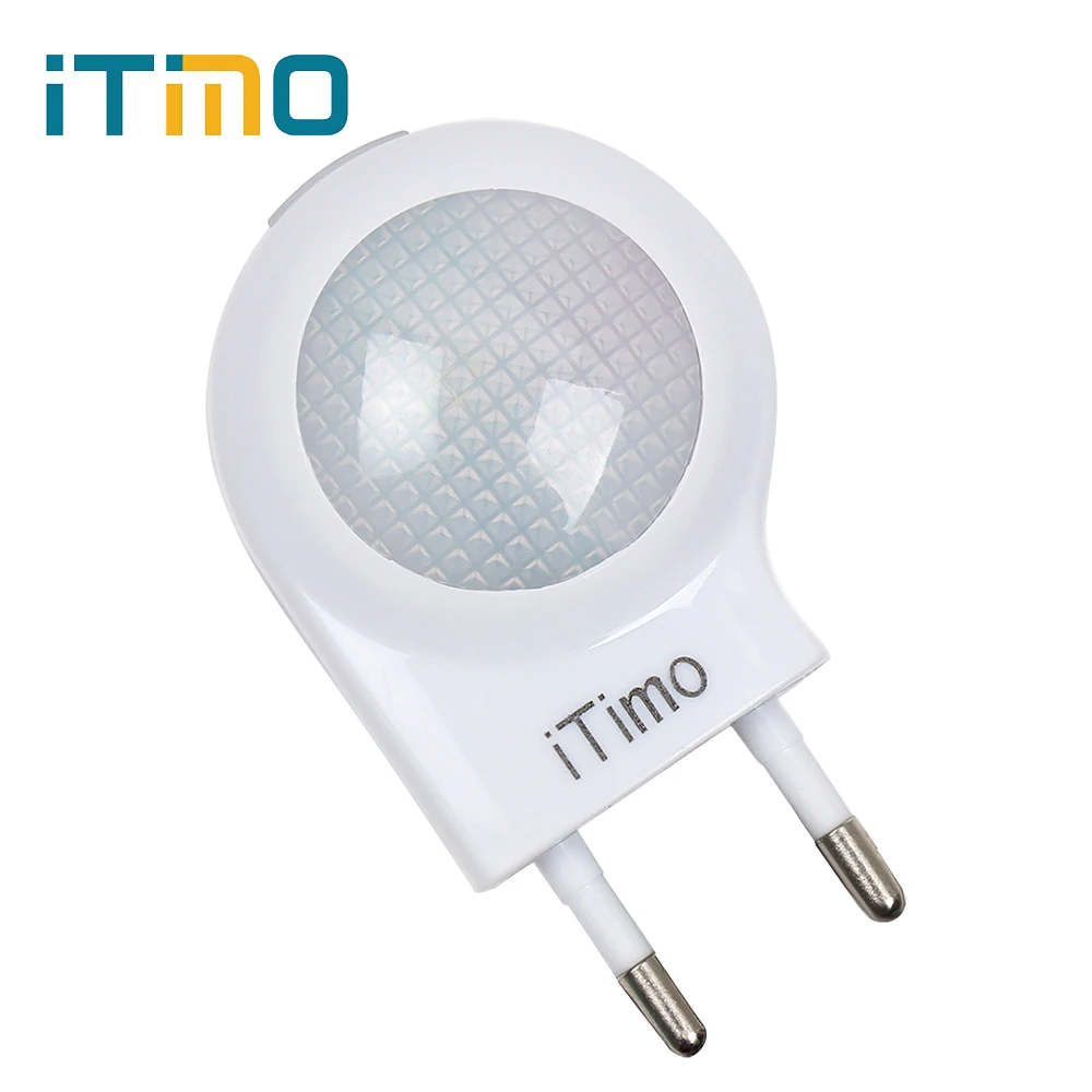 

iTimo LED Night Light EU US Plug Mini Emergency Lamp Auto Sensor Smart Lighting Control AC100V-240V Nightlight For Baby Bedroom