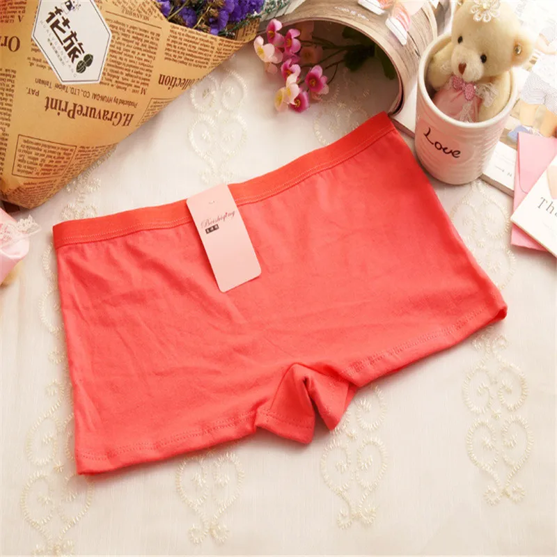 Girls Casual Seamless Boxer Shorts Culotte Safety Panties Kids Students