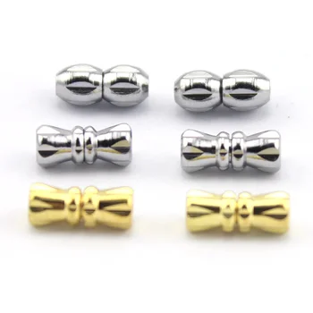 

Free Shipping 10Pcs Fashion Jewelry Design DIY Making Gold Plated Bowknot Screw Clasp 5x11mm