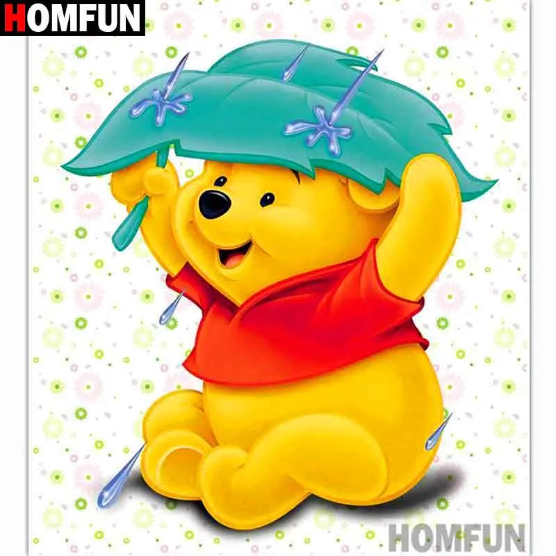 

HOMFUN Full Square/Round Drill 5D DIY Diamond Painting "Cartoon bear" Embroidery Cross Stitch 3D Home Decor A13173