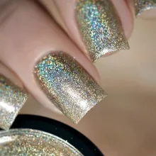 1 г голографическая Лазерная пудра для ногтей пыль градиентный зеркальный эффект ногтей Блеск хромированный лак для ногтей Блестки для маникюра