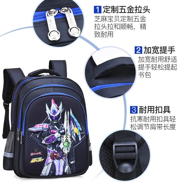 Школьная сумка для начальной школы с рисунком аниме мальчиков и девочек школьная