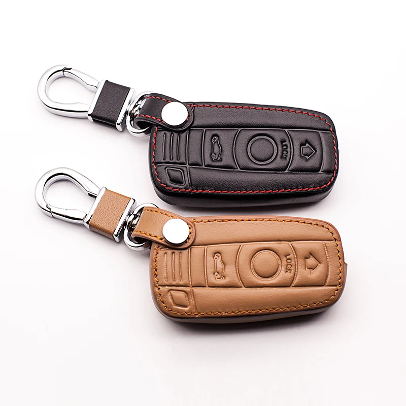 Hot sale Genuine Leather Car Key case Cover for BMW 1/3 5series X1 X3 X5 X6 Z4 Smart 3 buttons remote protect shell starline a93 Hot sale Genuine Leather Car Key case Cover for BMW 1/3 5series X1 X3 X5 X6 Z4 Smart 3 buttons remote protect shell starline a93