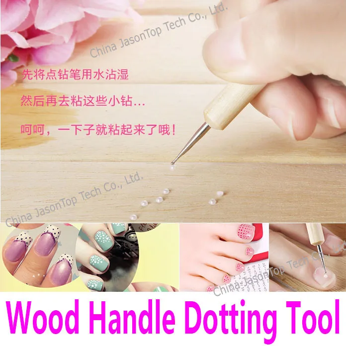 

Wood Handle Dotting Tool Dotting Pen Dotting Pencil Painting Drawing Stick Picking Putting Tiny Decoration Nail Art Tools 1 pc