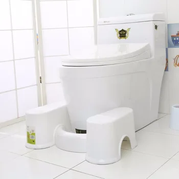 

Removable For Kids Footstool Anti Constipation Bathroom Plastic Non-slip Squatting Stool Toilet For Constipation Piles Relief