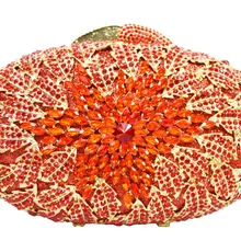 Роскошные Для женщин Вместительные сумки Сумки дамы вечером сцепления Сумки со стразами Рамки кошельки небольшой mesesnger сумка для Для женщин цвета: золотистый, серебристый 88203