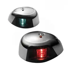 3500 series-yate barco marina 1 milla náutica led de navegación luces/rojo y verde led de puerto y de estribor luz lateral-uno par