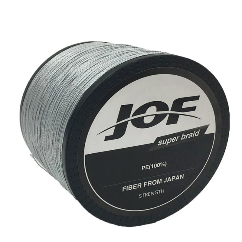 2017 JOF 1000 м 20LB 100LB PE мультифиламентная 4 нити плетеная леска для морской рыбалки