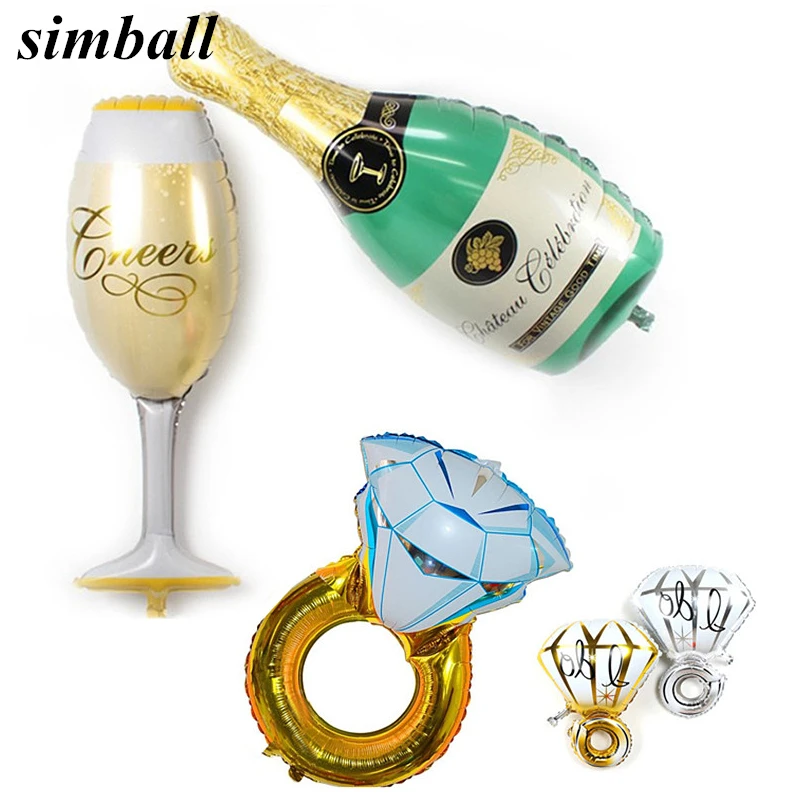 

Wedding Diamond Balloons Beer Cup Foil Balloons Birthday Party Decorations Adults Kids Bridal Shower Bachelorette Party Supplies
