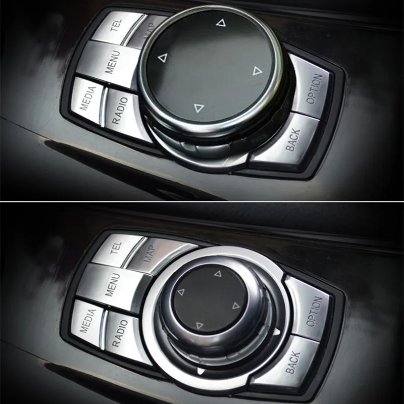 Автомобильный мультимедийный Кнопки украшения крышка декоративная рамка для BMW F25 F26 F06 F07 G38 F15 F16 F10 F30 6/7 серии F20 F34 F36 F21 F48